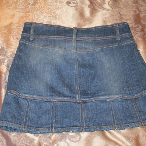 DENIM MINI SKIRT - Picture 4 of 8